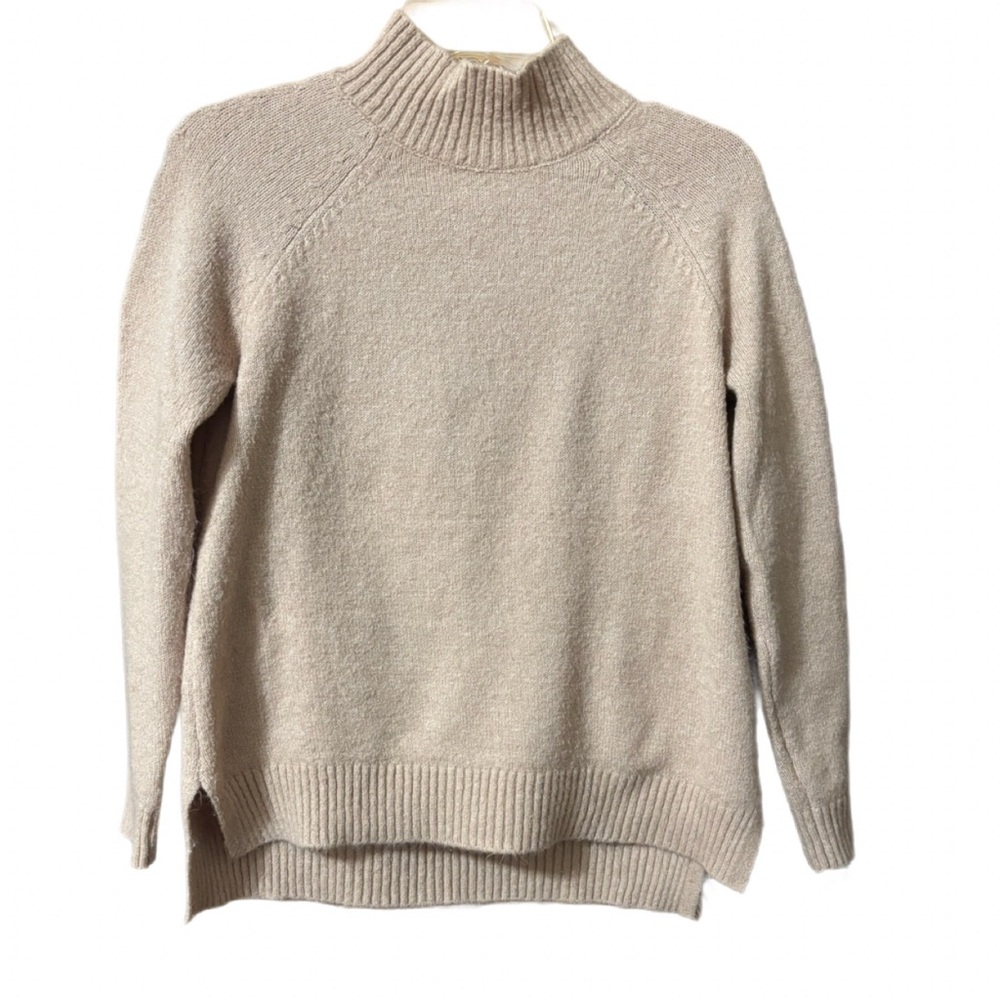 Workshop Republic Clothing Blush Turtleneck Blush Knit Sweater – Size S